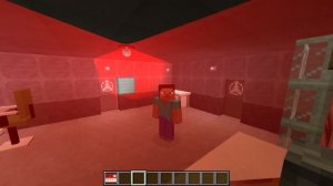 Детонация ядерной боеголовки "Омега" в Minecraft