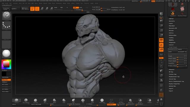 ZB Organic 020 ZBrush BakingMaps смотреть онлайн