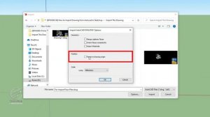 Sketchup Tutorial - How to Import Autocad into Sketchup