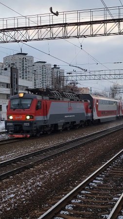 ЭП20-023 с двухэтажным Брянск-Москва