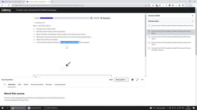 AUTODESK REVIT CERTIFIED PROFESSIONAL EXAM (PART 3 of 6) смотреть онлайн
