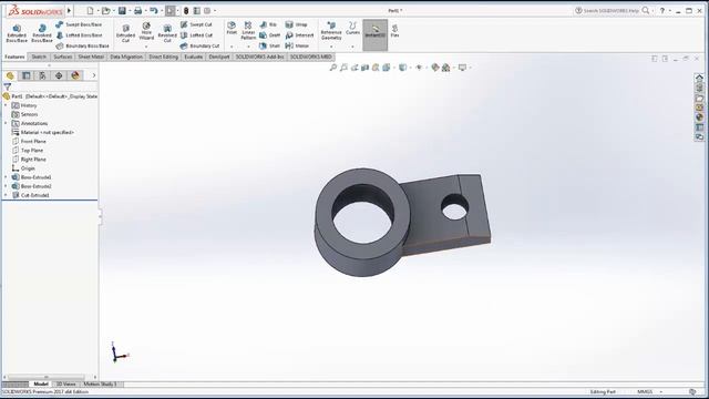 SolidWorks Tutorial For Beginners - Exercise 8 | Solidworks