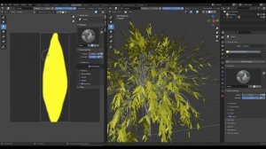 Blender - Tree just some click (Sapling Tree Gen Addon)