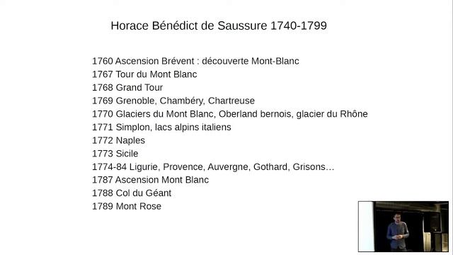 Conférence : « Montagne et scientifiques genevoises et genevois. » смотреть онлайн