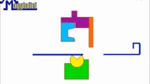 P-образная гибка листа в горизонтальной плоскости