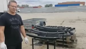 Усиление рессоры Isuzu NQR