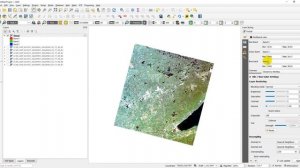 Landsat 9 Image Display with QGIS