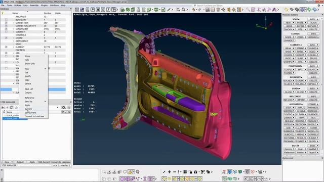 Abaqus Step Manager to Loadcase Assistant Conversion