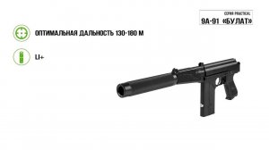 Игровой лазертаг-комплект 9А-91 БУЛАТ серии PRACTICAL