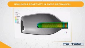 Nonlinear Adaptivity in Ansys Mechanical