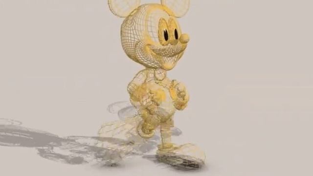 Mickey Mouse 3D Animation example, 3D Studio Max смотреть онлайн
