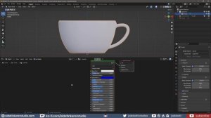 How to make a procedural glazed ceramic material in Blender 3.5 | #textures #materials
