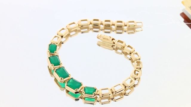 Золотой браслет с агатом арт. бр113-12ск смотреть онлайн