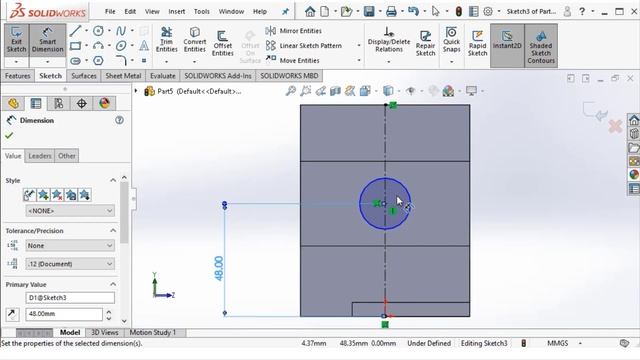 Lecture#19 | How to Make Mechanical Parts from Scratch in solidworks | solidworks  Tutorial