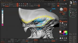 ZBrush workflow to add custom details to the sculpt