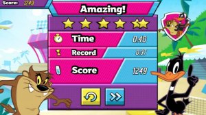 Кольцевая гонка мультяшных звезд на резиновой ватрушке