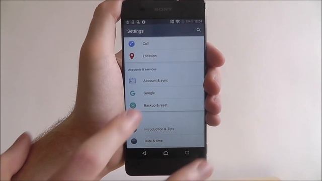 How To Reset Network Settings - Sony Xperia XA