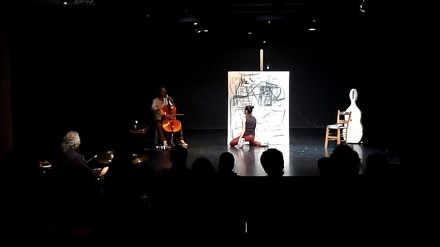 Vagus improvised audiovisual performance Maria Sevastaki  Nikos Touliatos