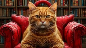 Рыжий кот диванный дипломат