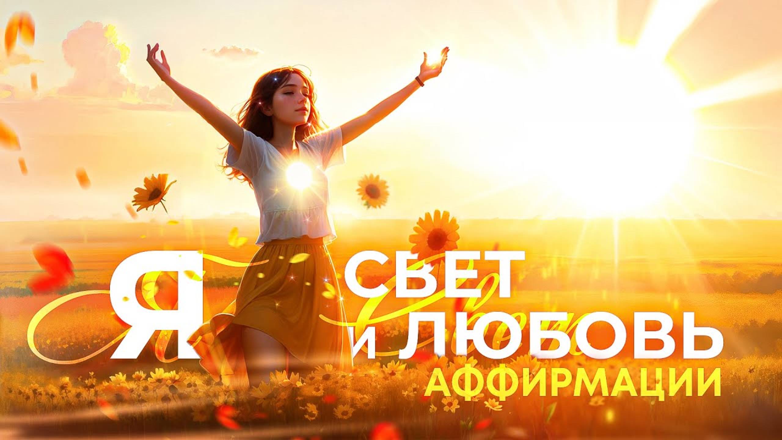 Аффирмации "Я - свет и любовь"🌀помощь в трудных ситуациях, повышение энергии, обретение силы💫