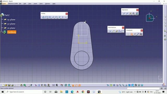 Catia V5 Tutorial | Catia v5 | catia v5 part design | Part Design | #catia #Tutorial CATIA Exercise