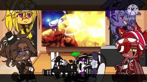 Fnaf 1 React To Fnaf Songs // GACHA CLUB // fnaf // "Be Very Afraid" and happy face // 2/2 //+puppe