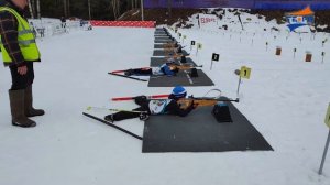 Cоревнования по биатлону для детей прошли на территории биатлонного комплекса Малахит