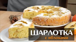 Идеальная Шарлотка с яблоками 🍏🍎 Яблочный пирог тает во рту! Очень простой и вкусный рецепт!