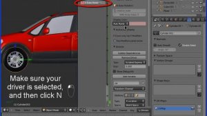 Blender Tutorial: Using Drivers for Animating Car's Wheels