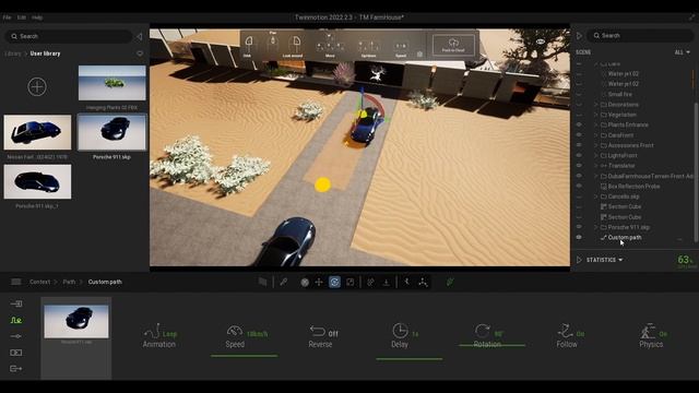 Twinmotion Tutorial | Tips and Tricks Vehicule Path #twinmotiontutorials #tutorials #sketchup