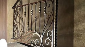 Кованые перила в дом ПК-293        полный каталог перил на сайте           dveri-best.ru