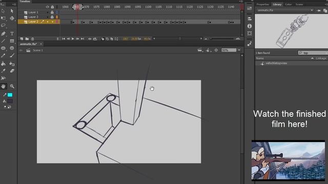 How To Animate 3D Camera Movement in 2D (perspective animation) смотреть онлайн