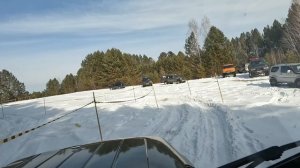 Гонка от первого лица на УАЗ ХАНТЕР