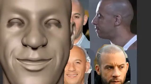 Zbrush Sculpting sketch Diesel - the second option смотреть онлайн