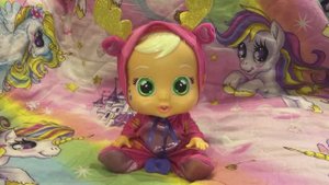 Край бебис Рози кукла олененок Cry Babies Rosie Младенцы плаксы Плакающие интерактивные куклы