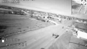 Оператор FPV ВСУ не найдя целей для своего дрона убивает мирного жителя.