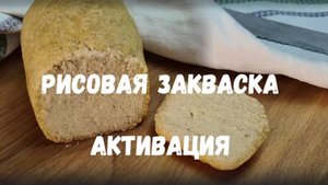 Активация сухой рисовой закваски для выпечки хлеба без глютена PolyFood