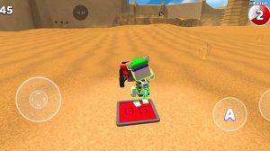 Челендж: собрать всё монеты не касаясь пола в super bear adventure...