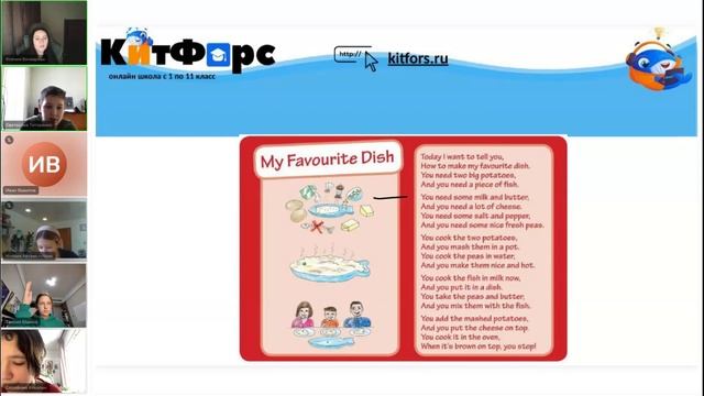 4 класс Английский язык 21 февраля