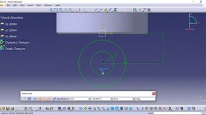 Design of Shock Absorber | Part Design - CATIA