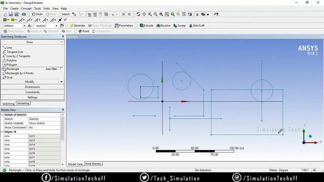 Constraints in Design Modeler | Lesson 7 | Ansys Design Modeler Tutorial | Tamil