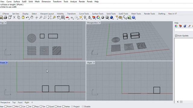 Rhinoceros 7 (Lesson 1): Polylines and 3D Shapes!