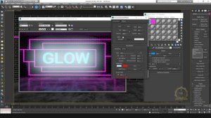3Ds Max Vray Realistic Light Material With Glow Effect & Lens Effect