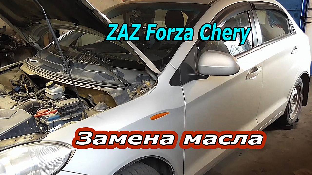 Обслуживание  ZAZ Forza  Chery - Замена масла