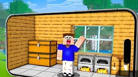 мой дом внутри Айфона-как это возможно в Майнкрафт смотреть онлайн