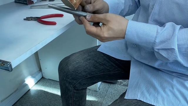 Изготовил новое золотое колечко из старого золотого кольца клиента