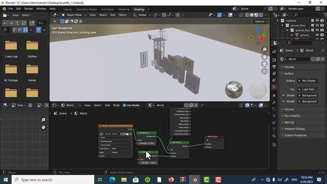 best way to create skybox in blender 3.5 tutorial - best tutorial of blender 2023 смотреть онлайн