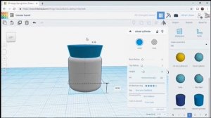 tinkercad beginner guide :  innner bevel cylinder and tube