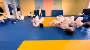 Тренировка спортсменов из Академии спорта дзюдо / самбо White Tiger Ивантеевка, март 2023