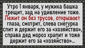 Как мужик на Новый Год ОТЖЕГ! Сборник Свежих Новогодних Анекдотов!